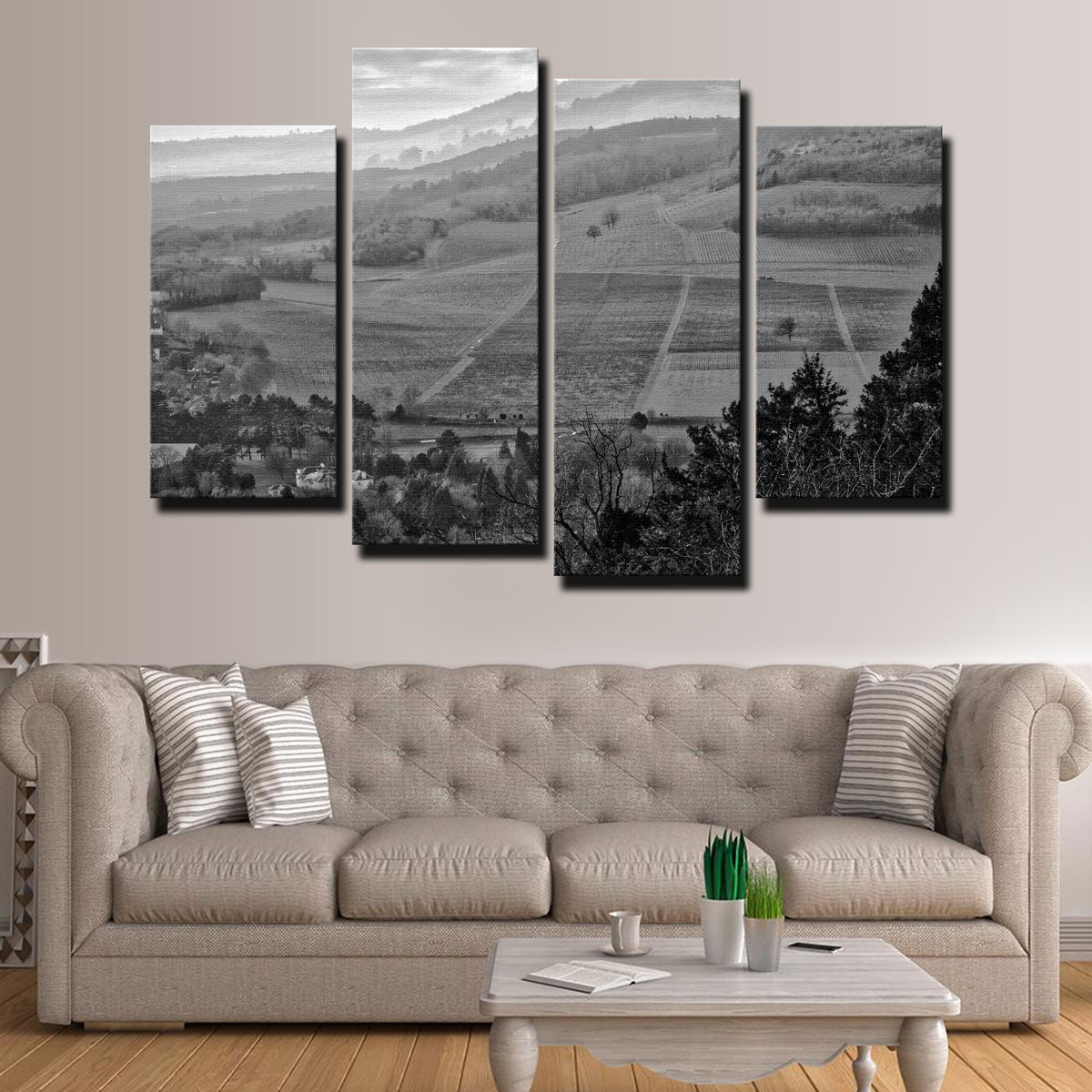 Stunning Moody Hills Wall Art by Mike Cotton