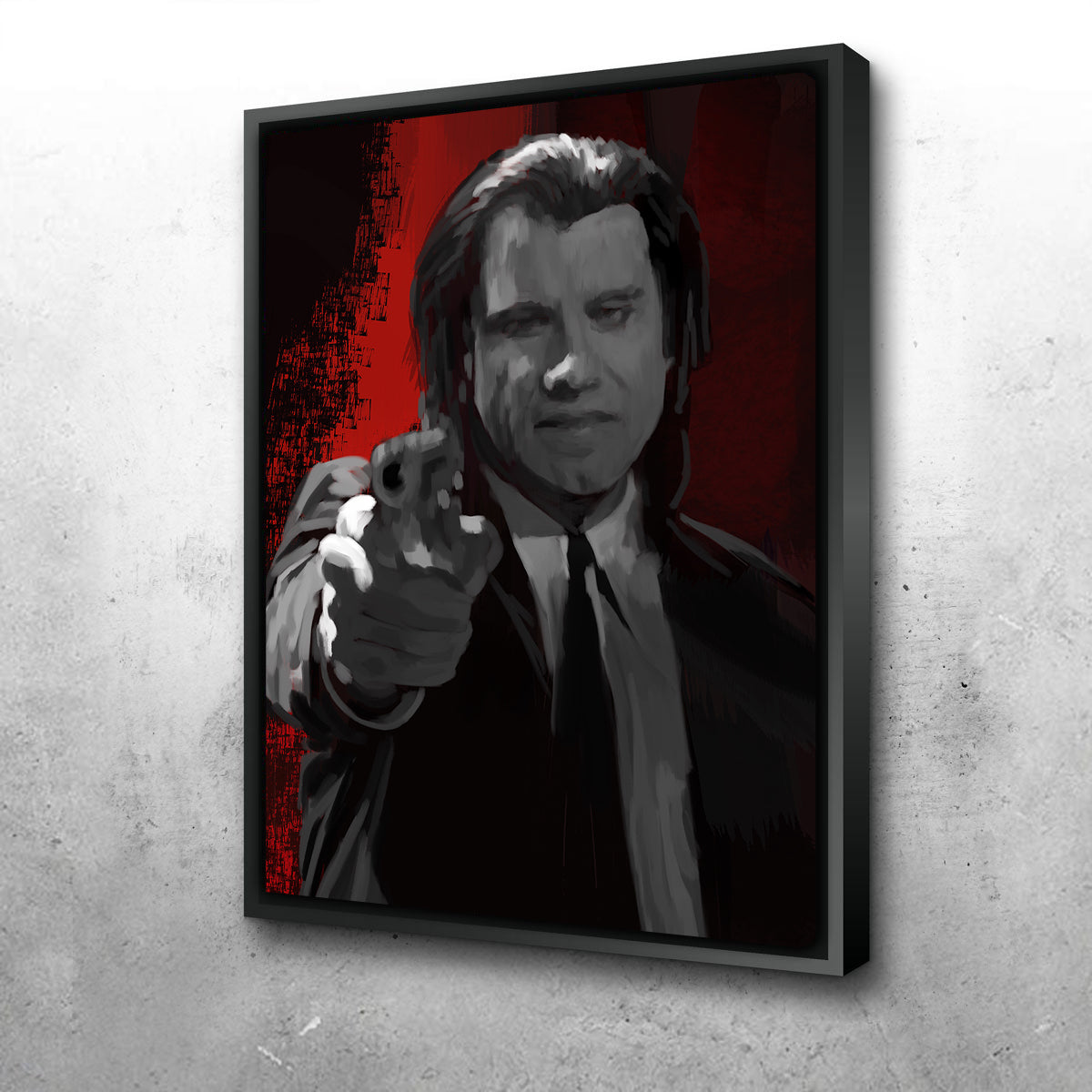 Stunning Vincent Sees Red Wall Art by Andy Brackpool