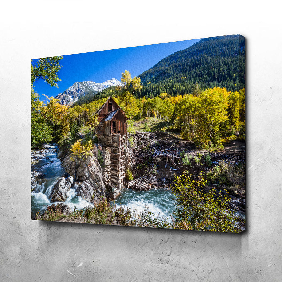 Exquisite Crystal Mill Wall Art - Museum-Quality Canvas Print