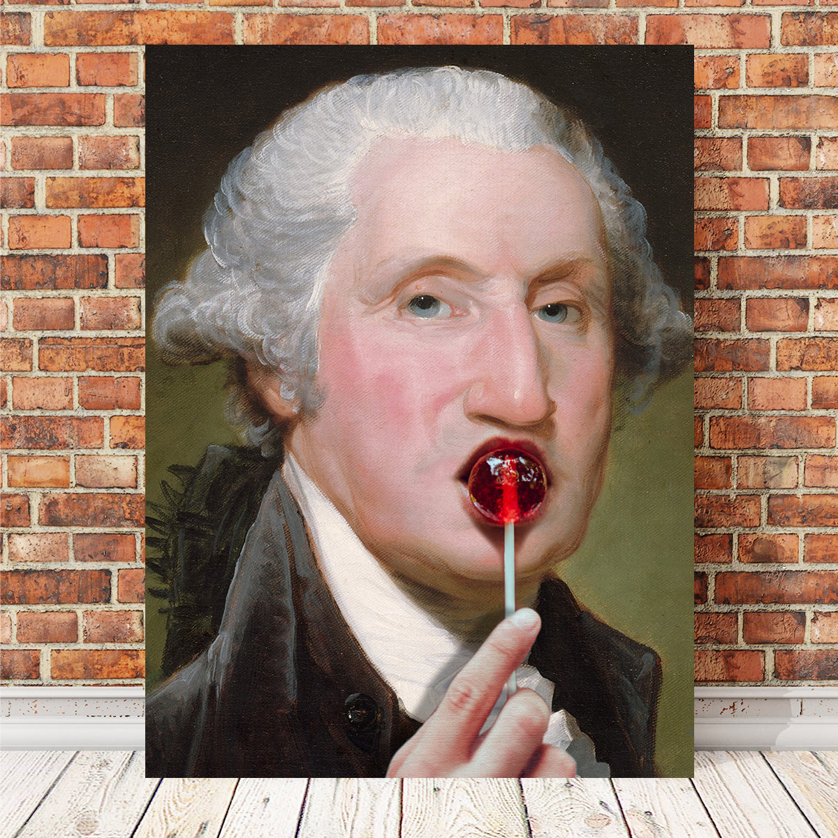 Stunning Just George with No Filter Wall Art by Glory Days Studio