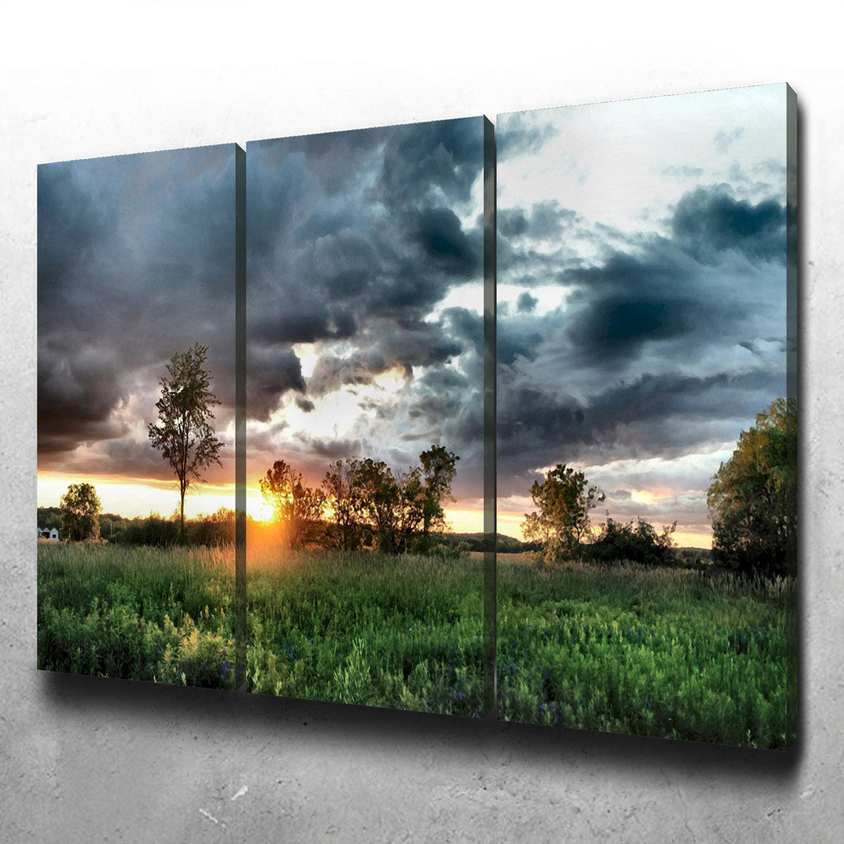 Exquisite Field & Sunset Wall Art for Stunning Home Decor