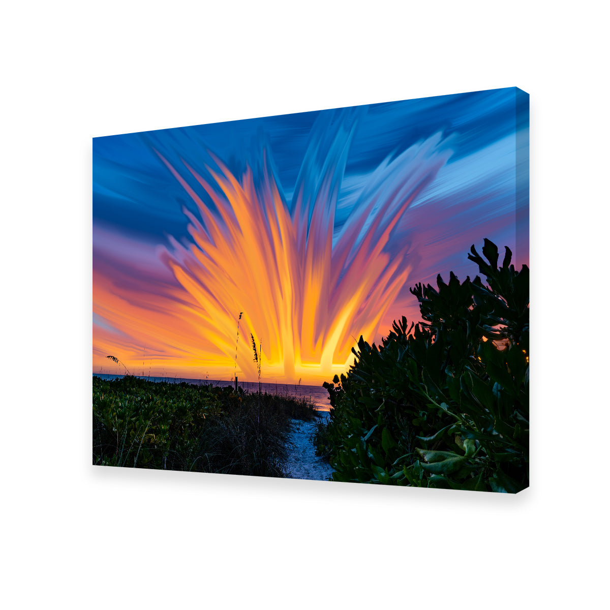 Stunning Fire Sky Wall Art by Eileen Rollin
