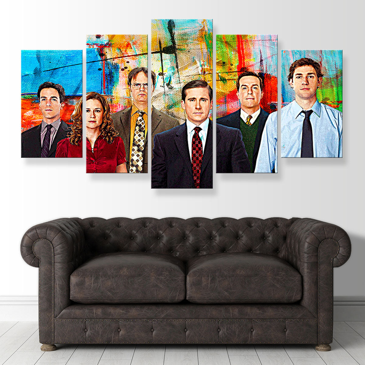 Exquisite The Office Wall Art - Sustainable Pine Wood Framed Museum Quality Canvas