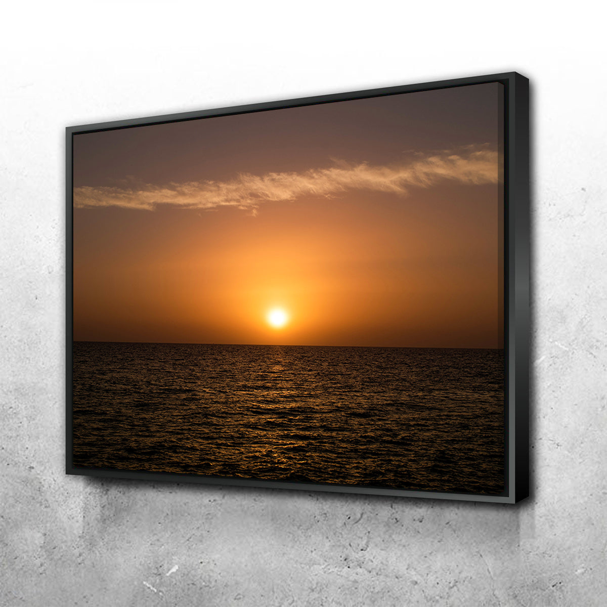Stunning Marina di Pisa Sunset 2 Wall Art by George Sorin