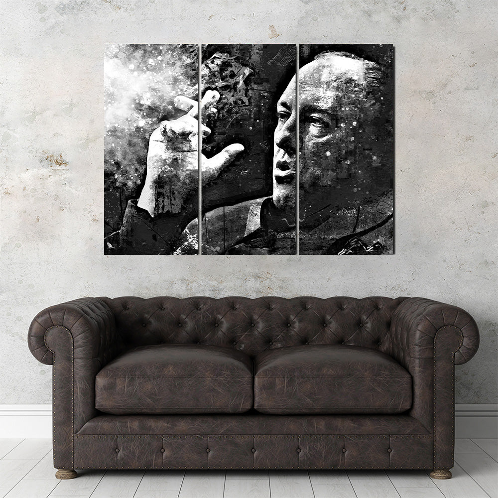 Tony Soprano Stunning Grayscale Wall Art for Home Decor