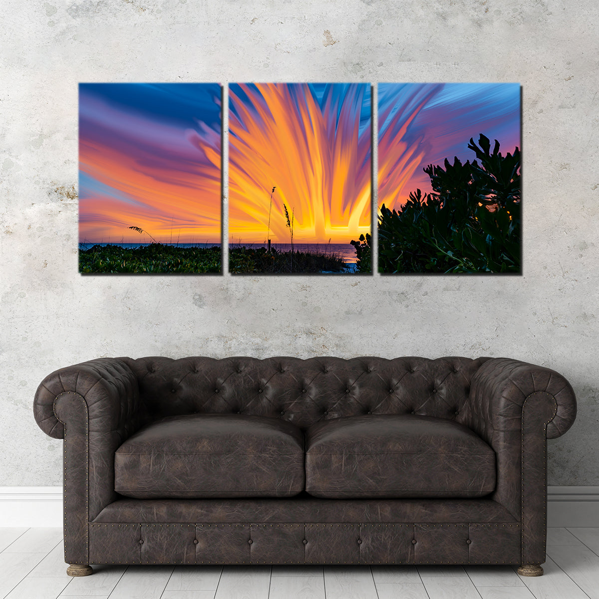 Stunning Fire Sky Wall Art by Eileen Rollin