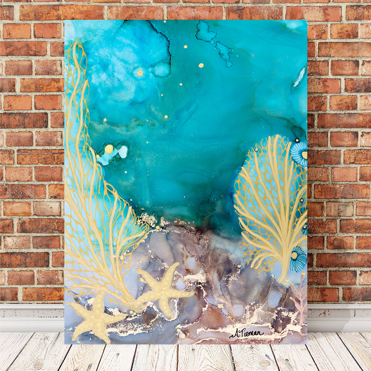 Stunning Turquoise Waters Wall Art by Amy Tieman