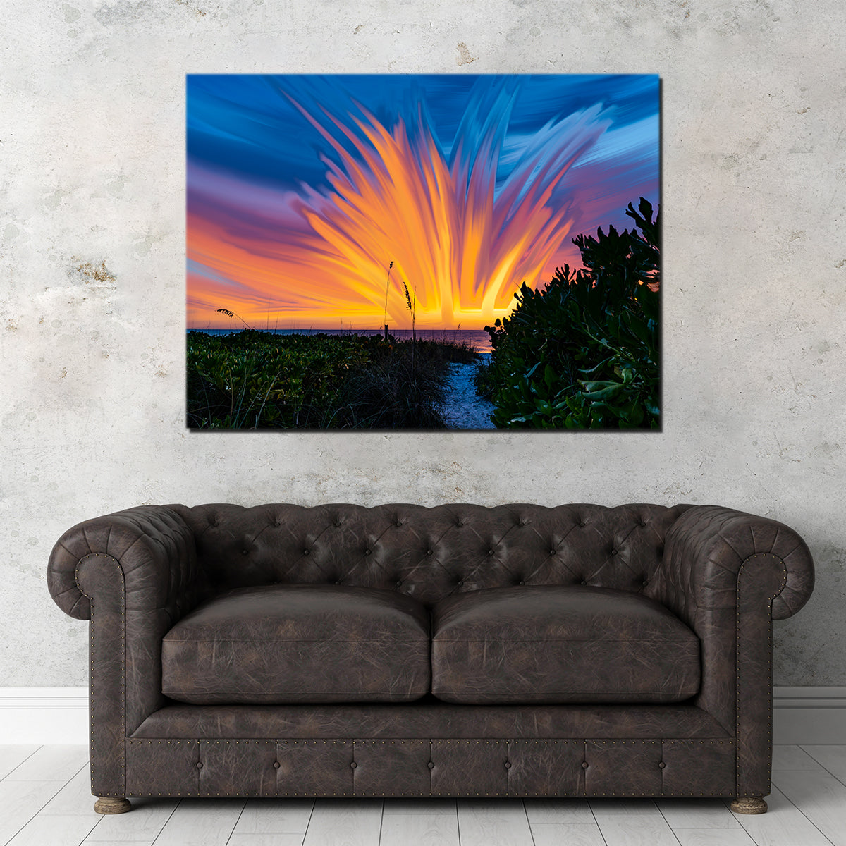 Stunning Fire Sky Wall Art by Eileen Rollin