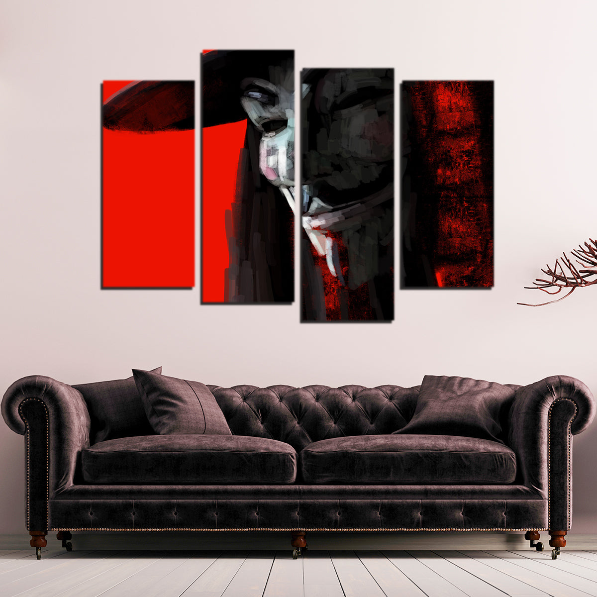 Stunning V In Abstract Wall Art by Andy Brackpool