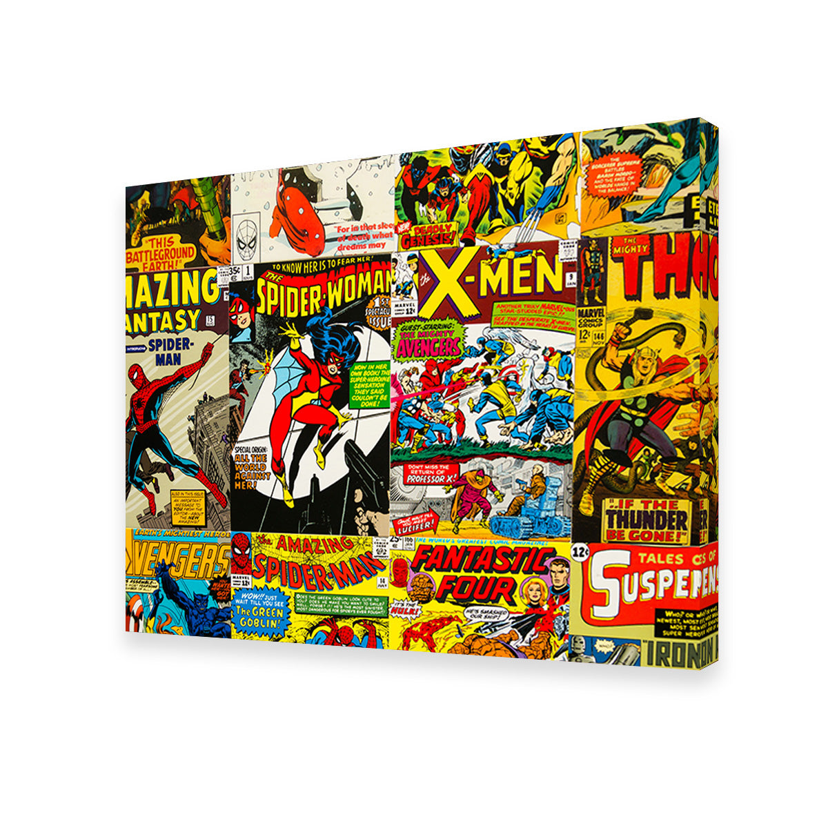 Unique Vintage Comic Covers Wall Art for Stunning Decor