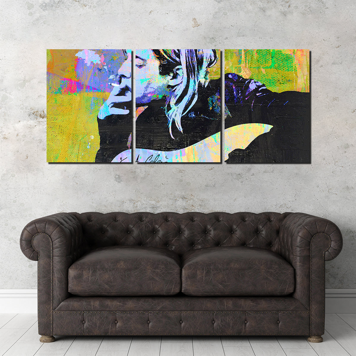 Stunning Kurt Cobain Wall Art by Stephen Chambers