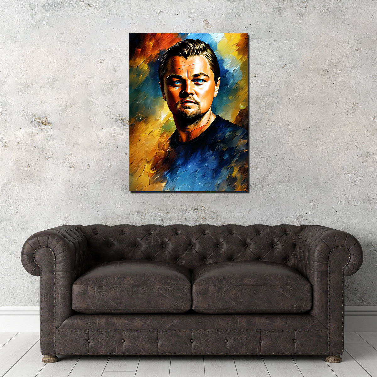 Stunning Leonardo DiCaprio Wall Art by Dina Rolle