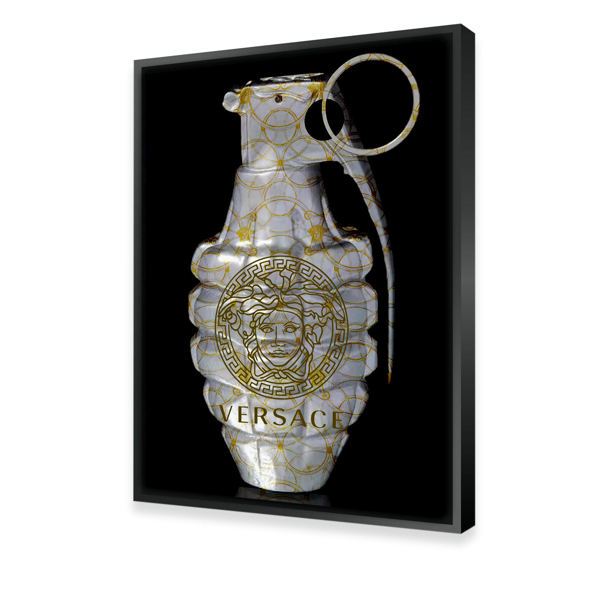 Versace Grenade Wall Art - Exquisite Museum-Quality Canvas Decor