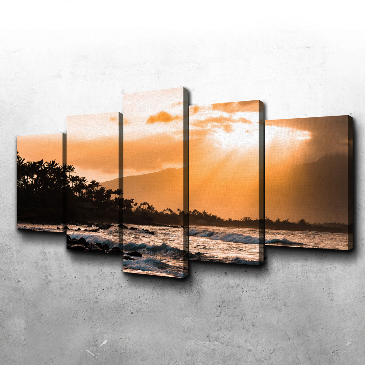 Exquisite Warm Paradise Wall Art by Lucas Moore