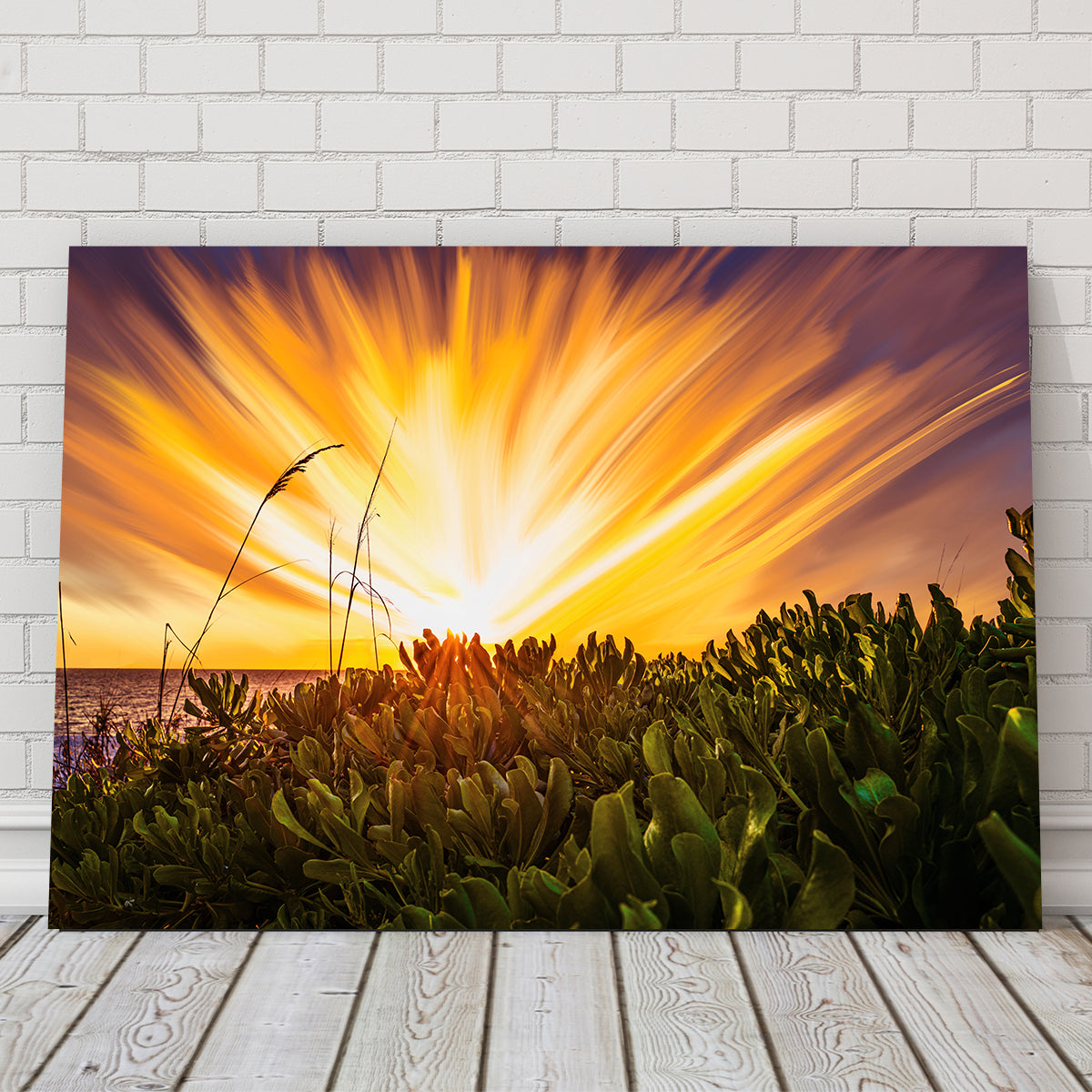 Stunning Exploding Sunset Wall Art by Eileen Rollin