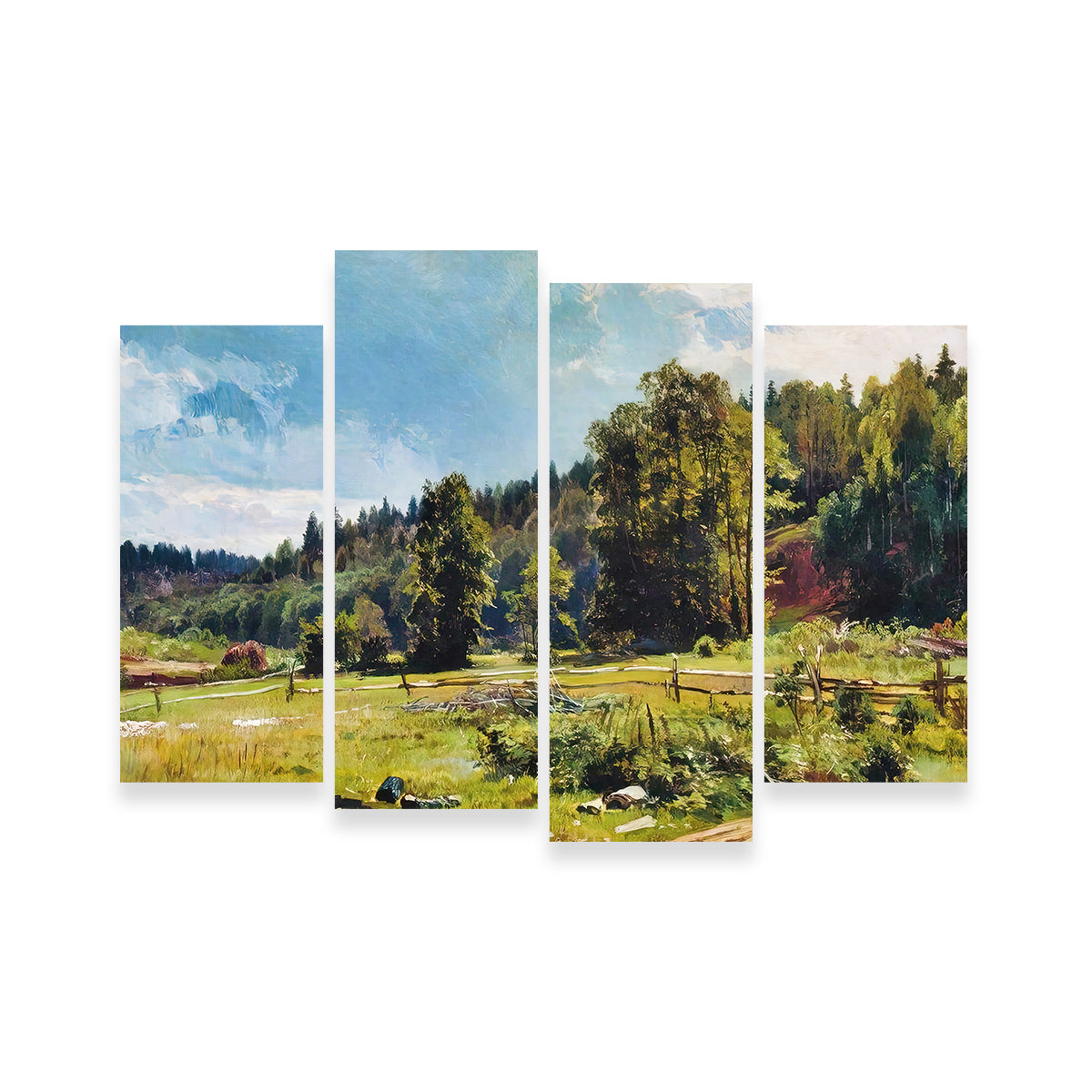 Stunning Meadow at the Forest Edge Wall Art by Denise Dundon