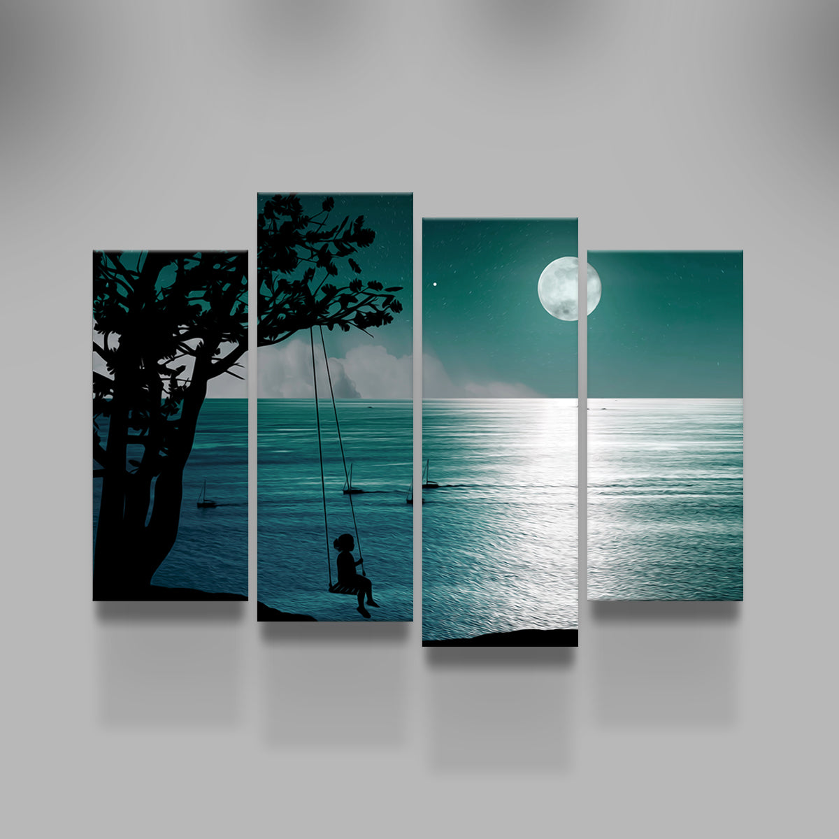 Enchanting Feelings in the Night Wall Art by George Sorin