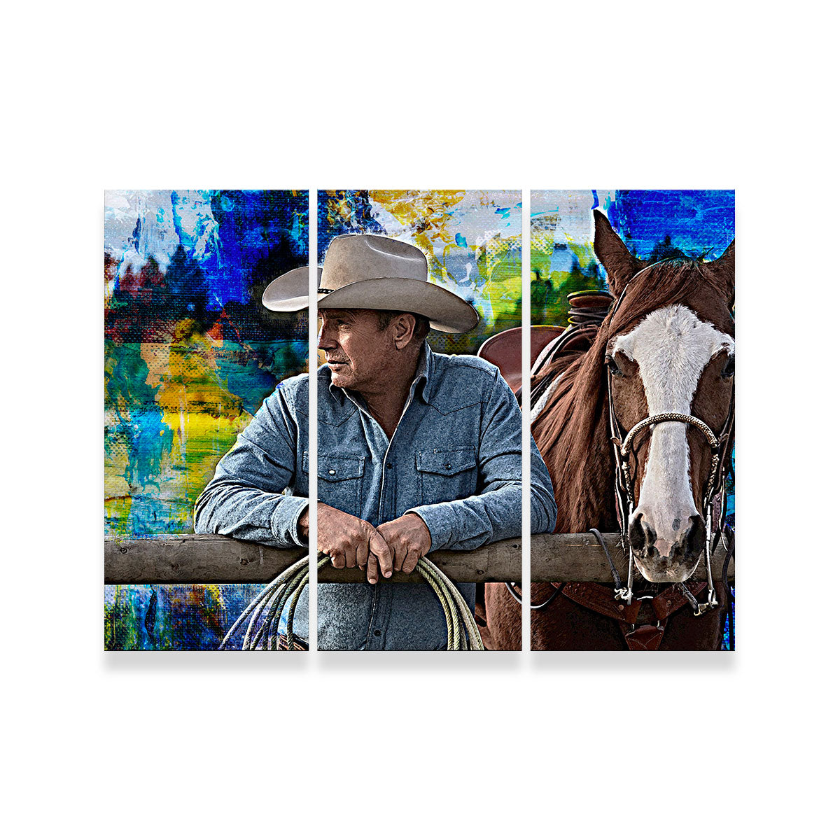 Stunning John Dutton & Horse Wall Art for Your Home Decor