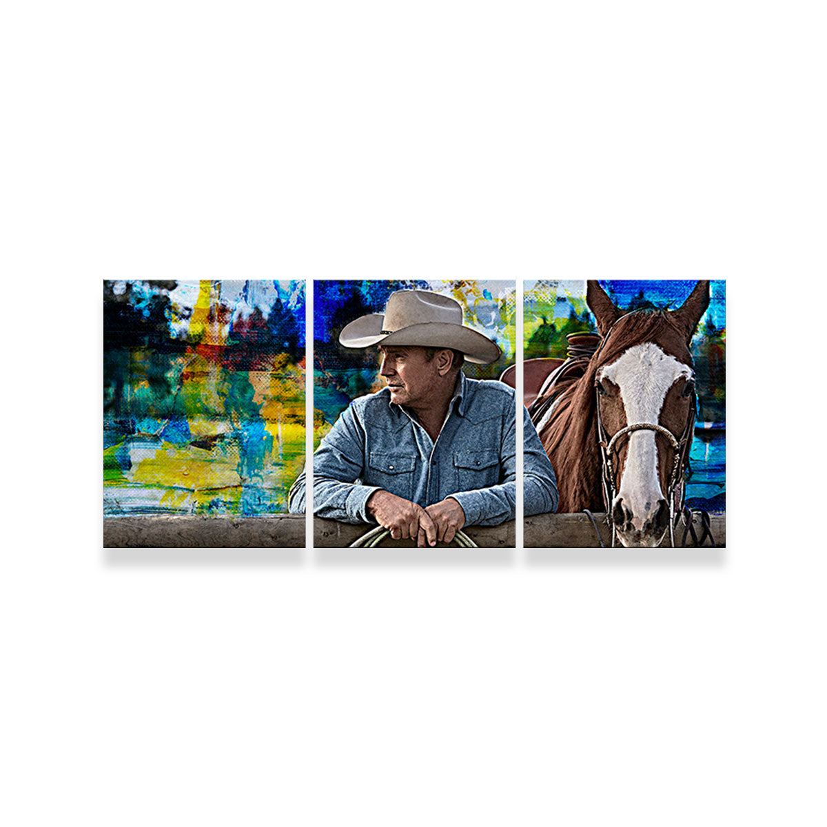 Stunning John Dutton & Horse Wall Art for Your Home Decor