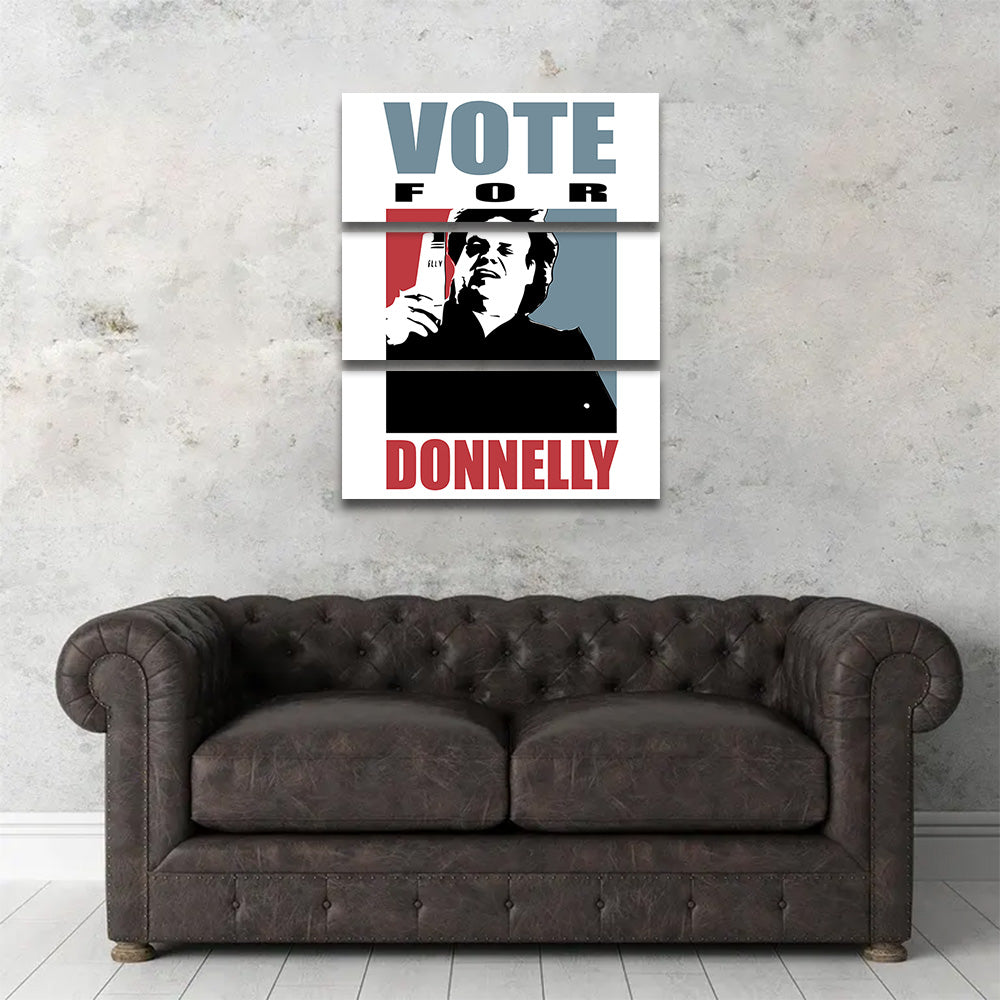 Vote Donnelly High - Quality Sustainable Wall Art