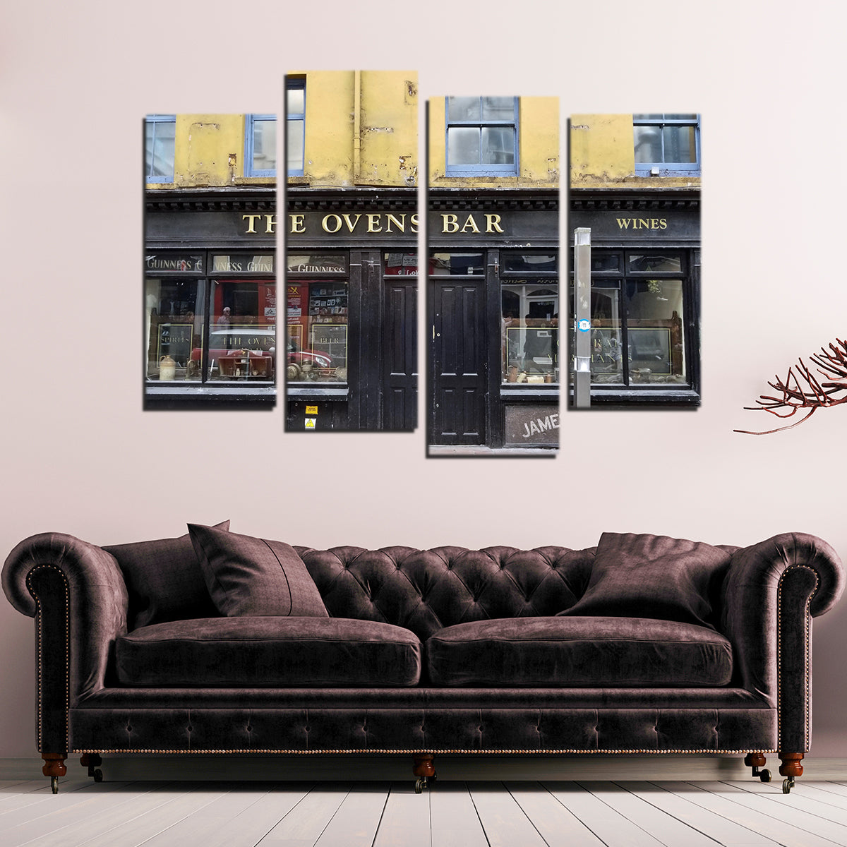 Stunning Cork Ireland Pub Wall Art by David Campbell