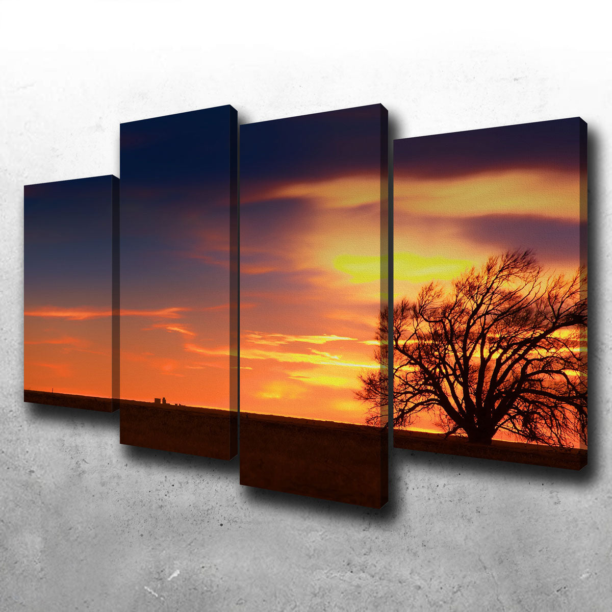 Stunning West Texas Sunset Wall Art for Your Home Decor