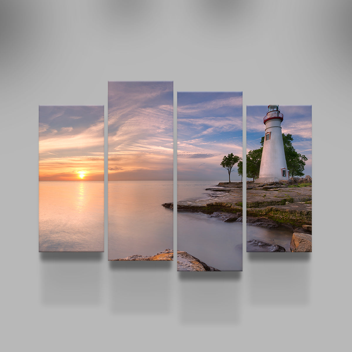 Gorgeous Marblehead Lighthouse on Lake Erie Wall Art for Stunning Decor