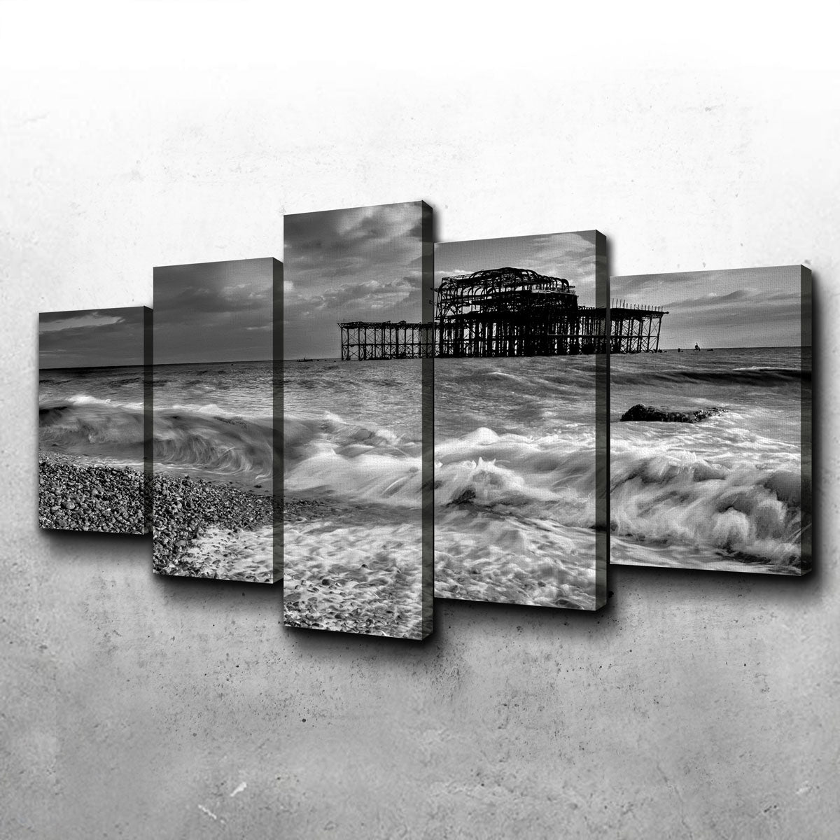 Stunning Brighton West Pier Wall Art by Mike Cotton