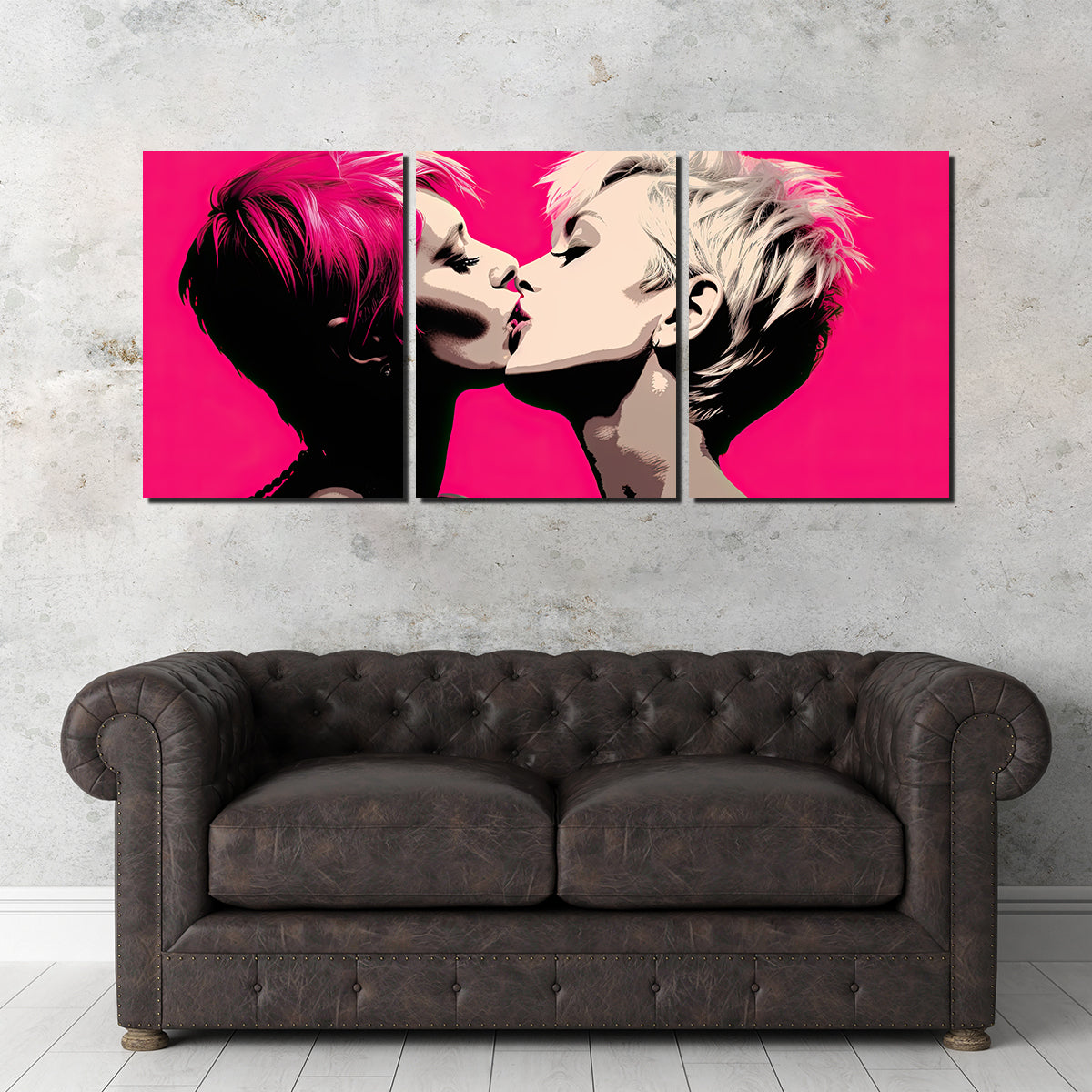 Gorgeous Lady Gaga & Pink Inspiring Wall Art by Ralph & Laura Design