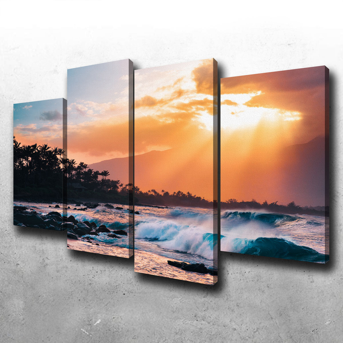 Stunning Sunset Paradise Wall Art by Lucas Moore