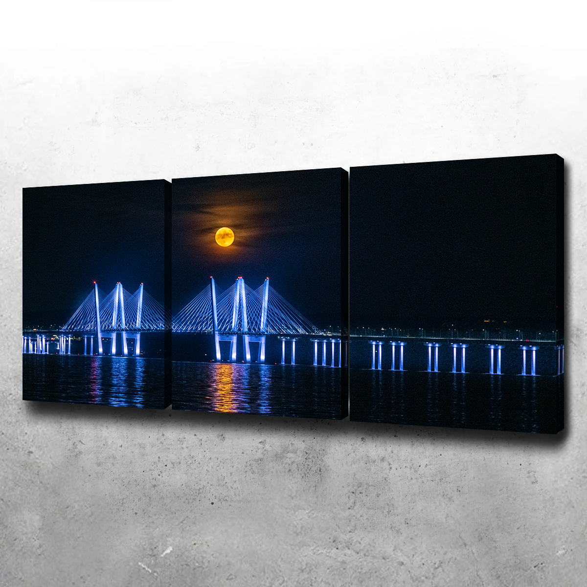 Stunning Buck Moon Rising Wall Art by Dennis Maida