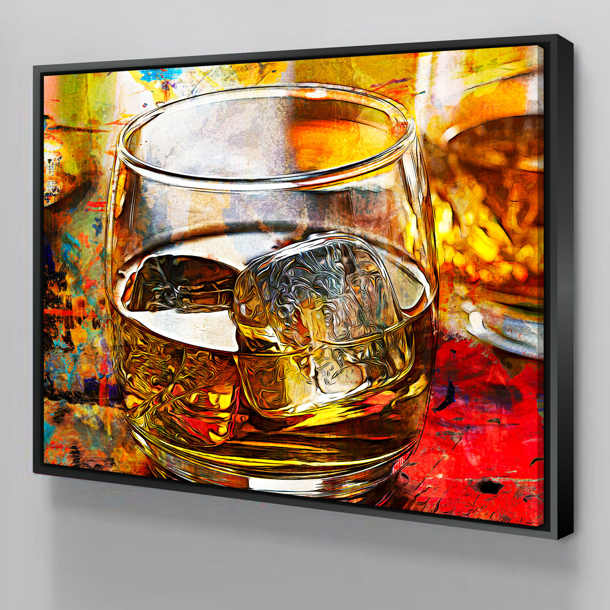Exquisite Bourbon Whiskey Abstract Wall Art for Stunning Home Decor