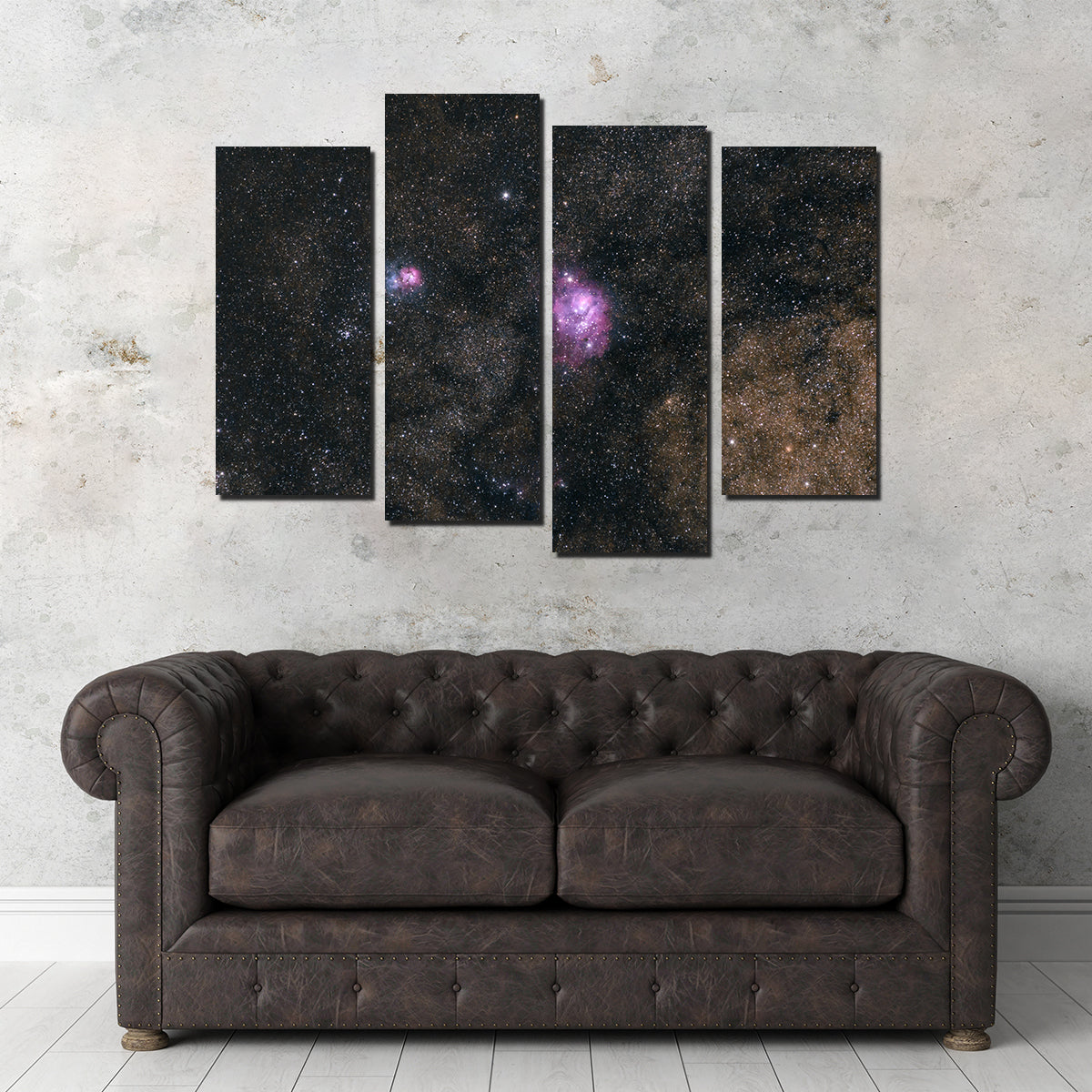 Stunning Lagoon and Trifid Nebula Wall Art by Sofia Leite Fonseca