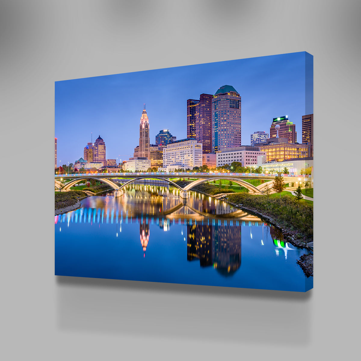 Exquisite Columbus Skyline Wall Art for Stunning Home Decor