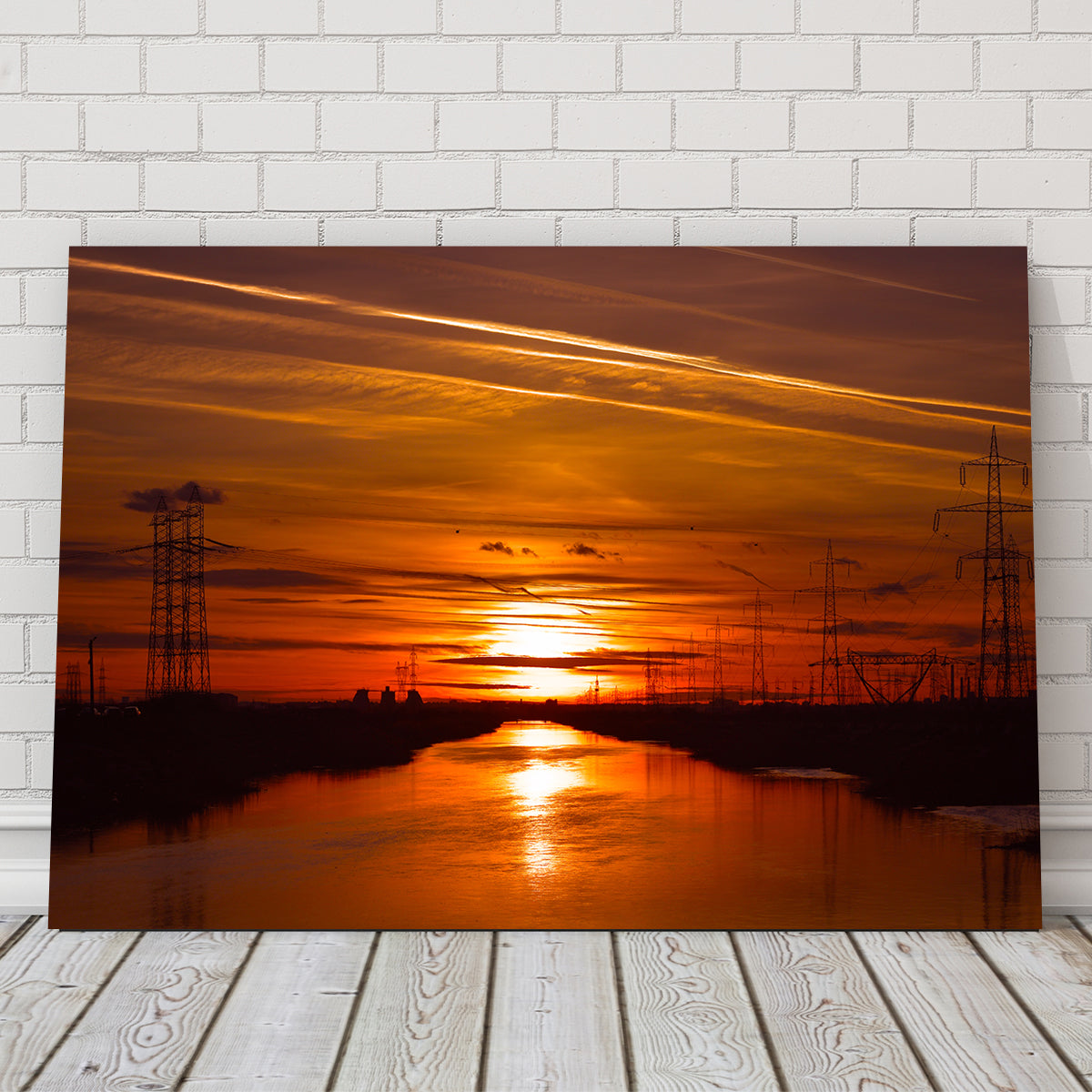 Stunning Dambovita River Romania Wall Art by George Sorin