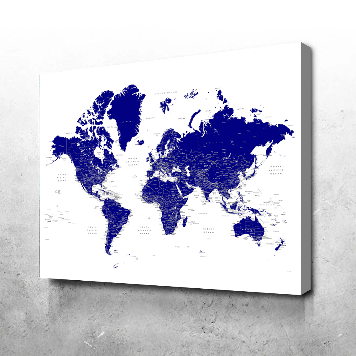 Exquisite World Map 21 Wall Art for Home Decor