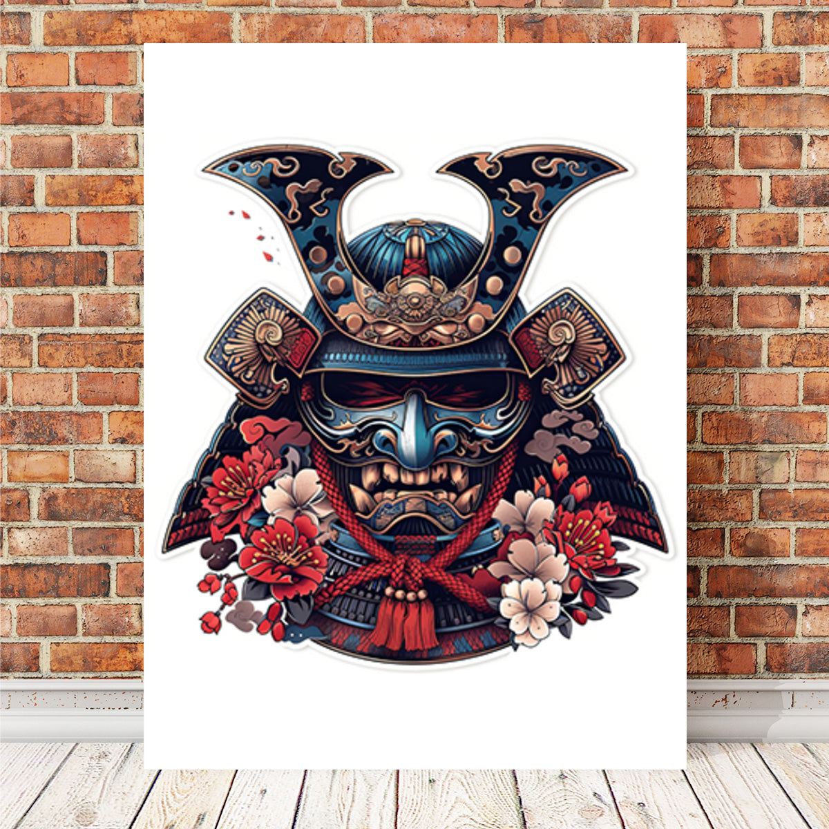 Authentic Traditional Japanese Samurai Mask Wall Art for Stunning Decor
