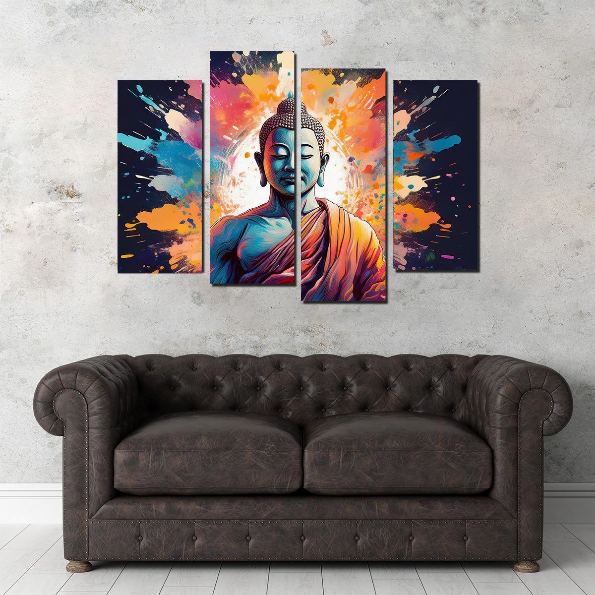 Exquisite Buddha Art Print on Museum-Quality Canvas