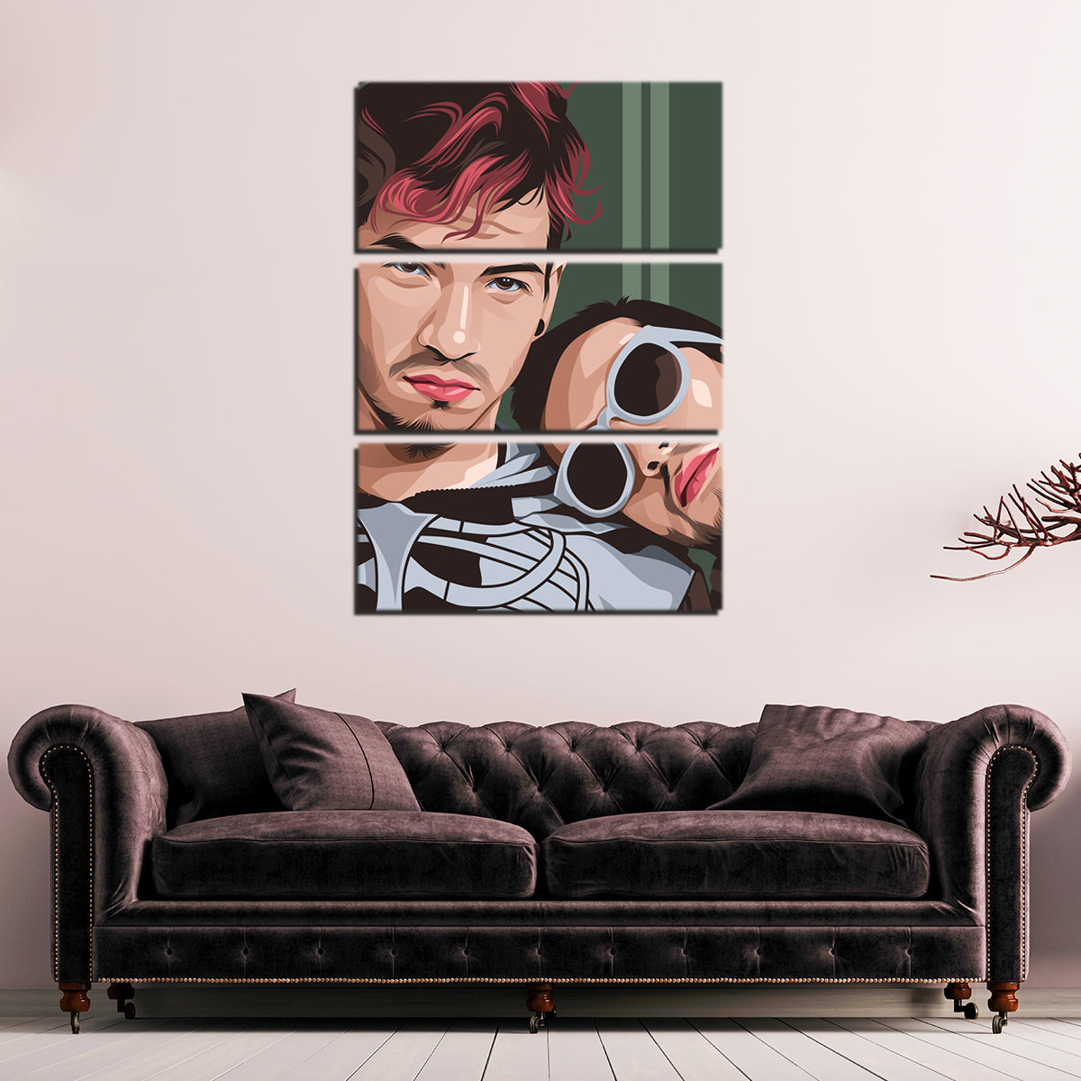 Stunning Twenty One Pilots Green Wall Art for Your Space