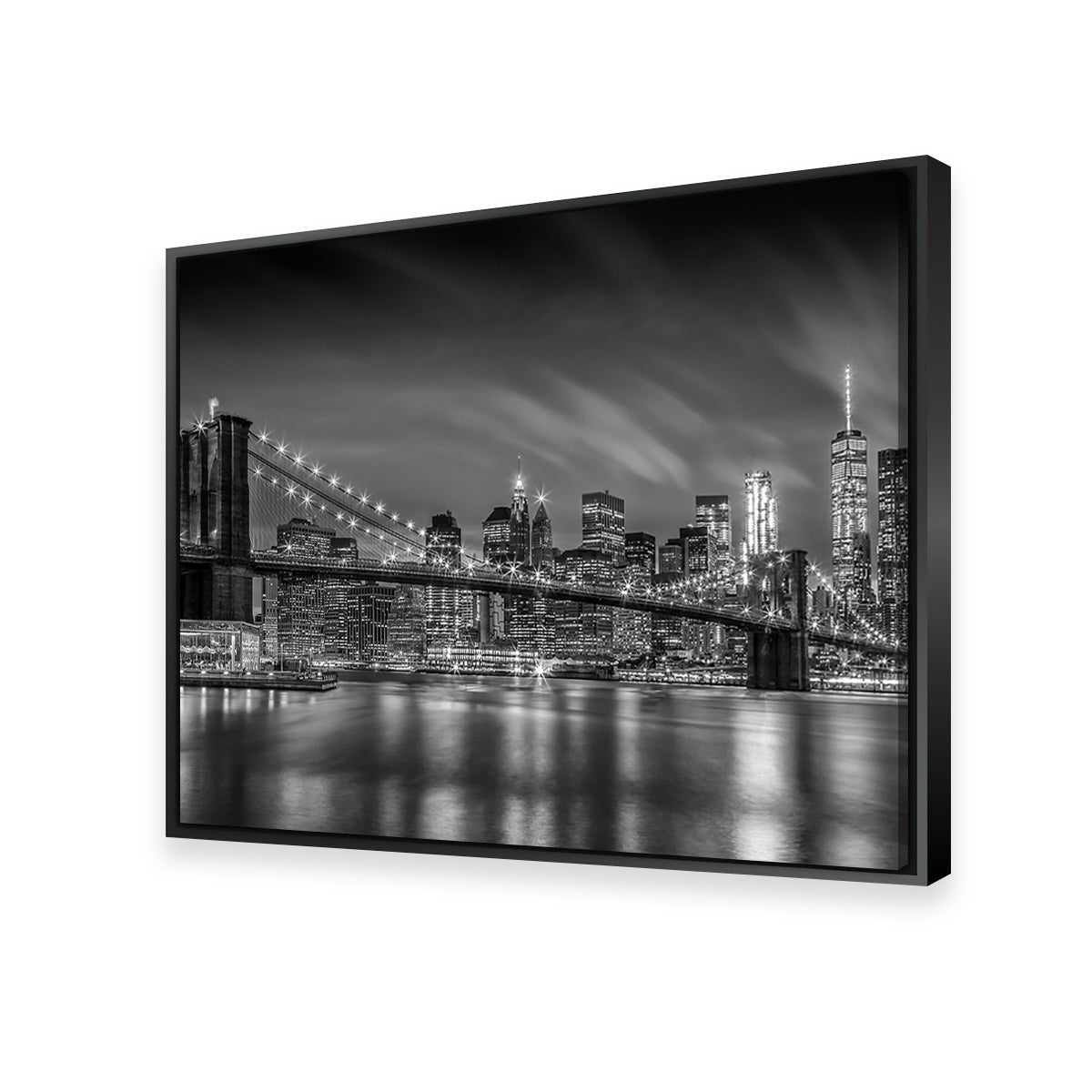 Stunning Brooklyn Bridge Monochrome Wall Art for Home Decor