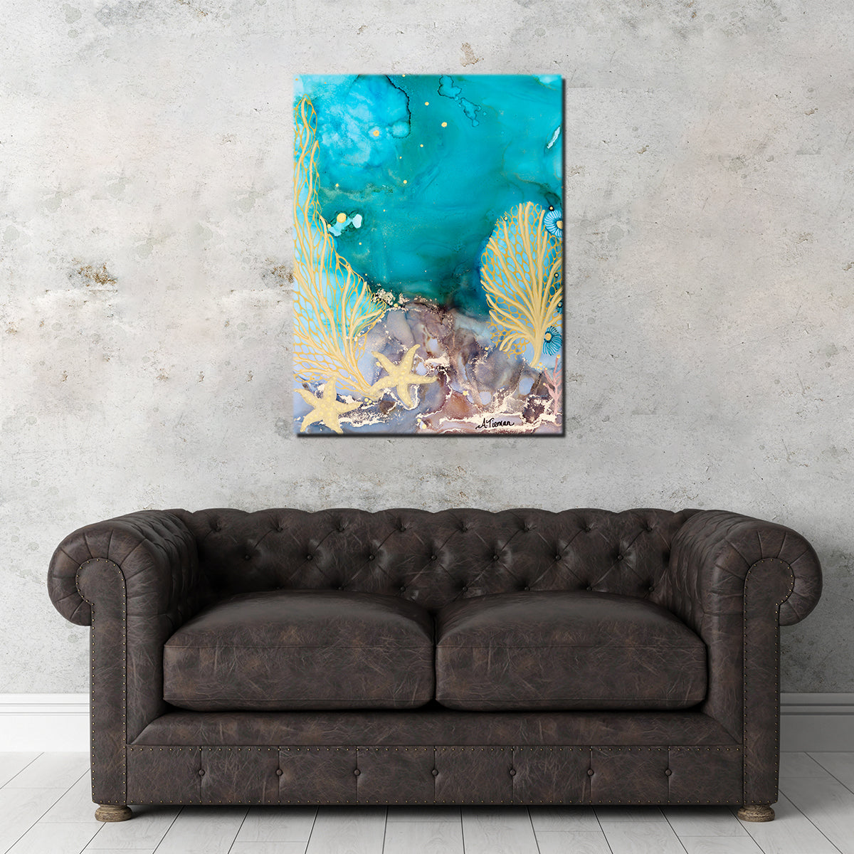 Stunning Turquoise Waters Wall Art by Amy Tieman