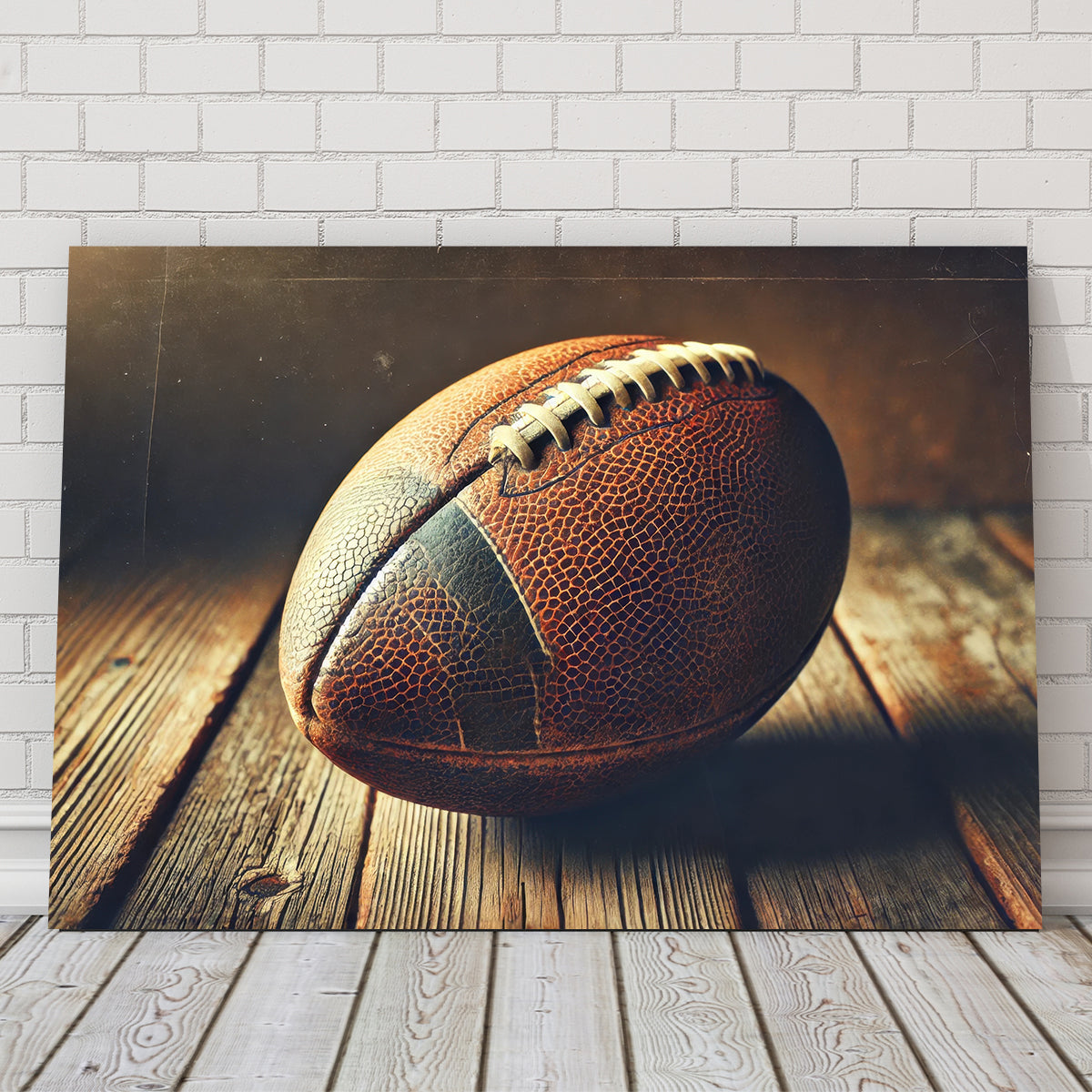 Vintage and Stylish Football Wall Art for Sports Enthusiasts