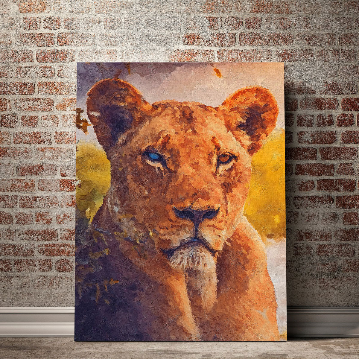 Stunning Tiger 2 Painting Wall Art by Gab Fernando