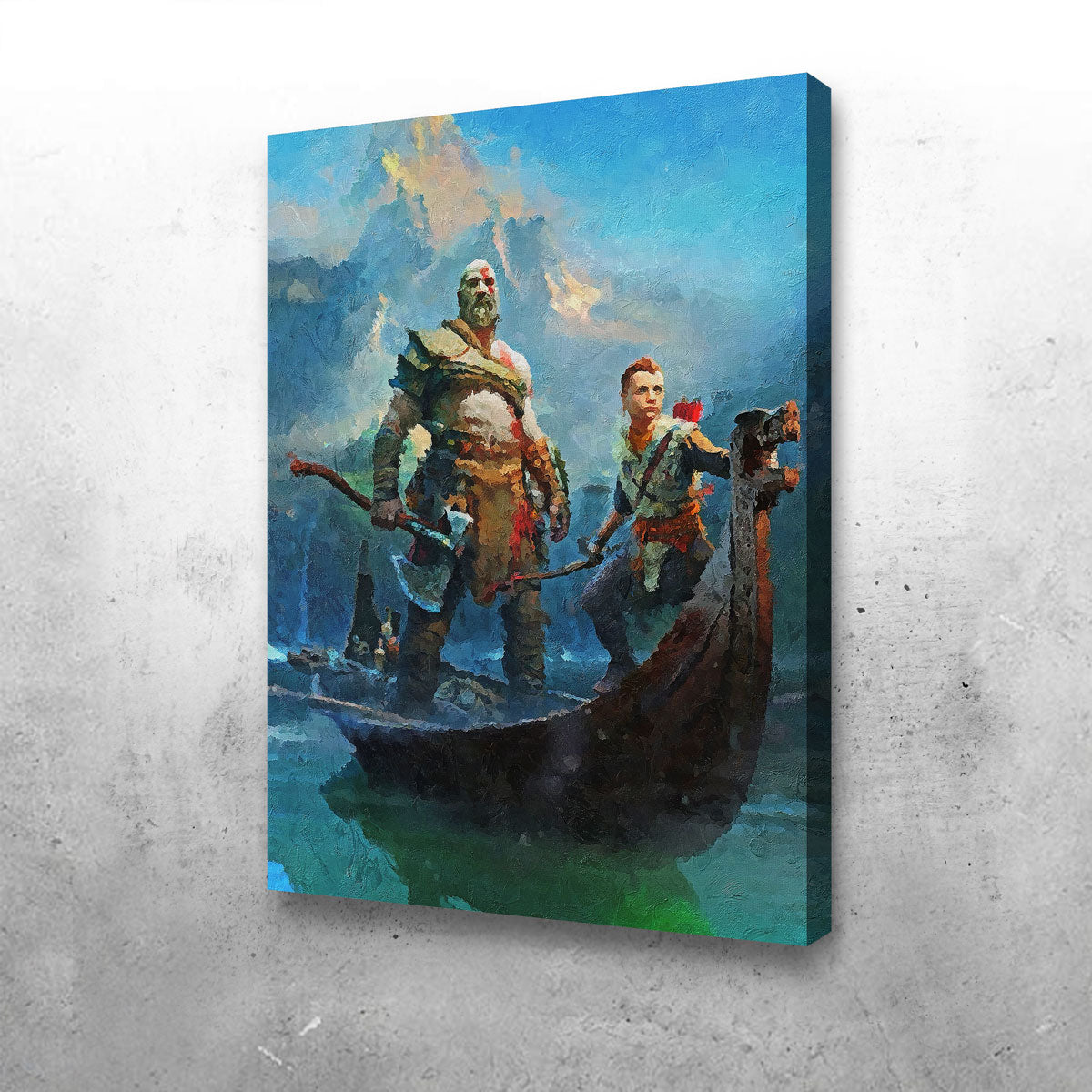 Stunning Kratos Wall Art by Gab Fernando