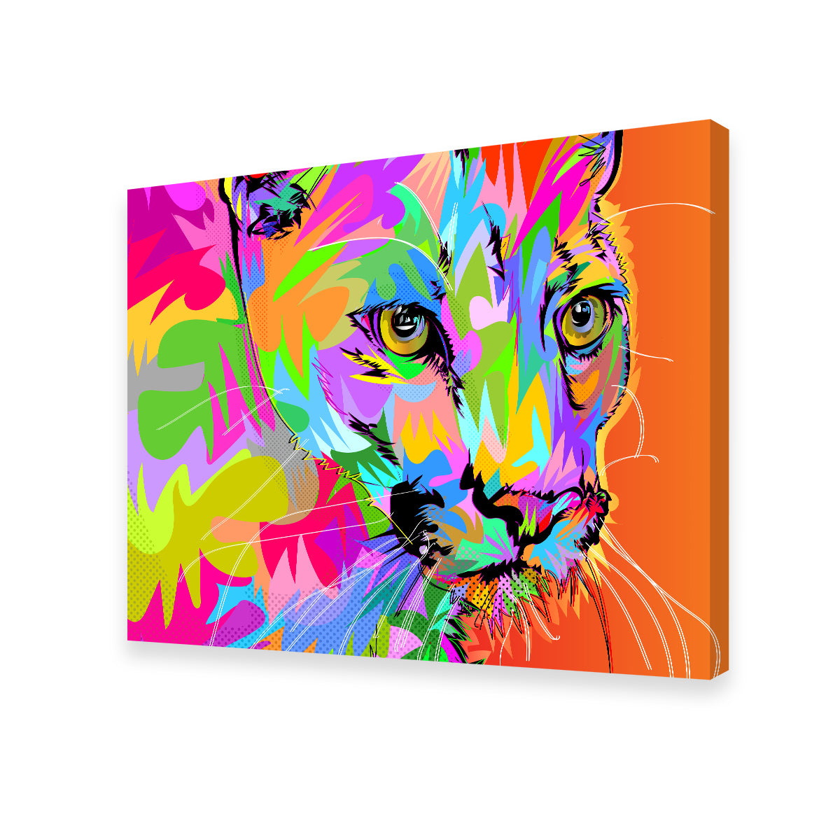 Vibrant Colorful Panther Wall Art for Stunning Decor