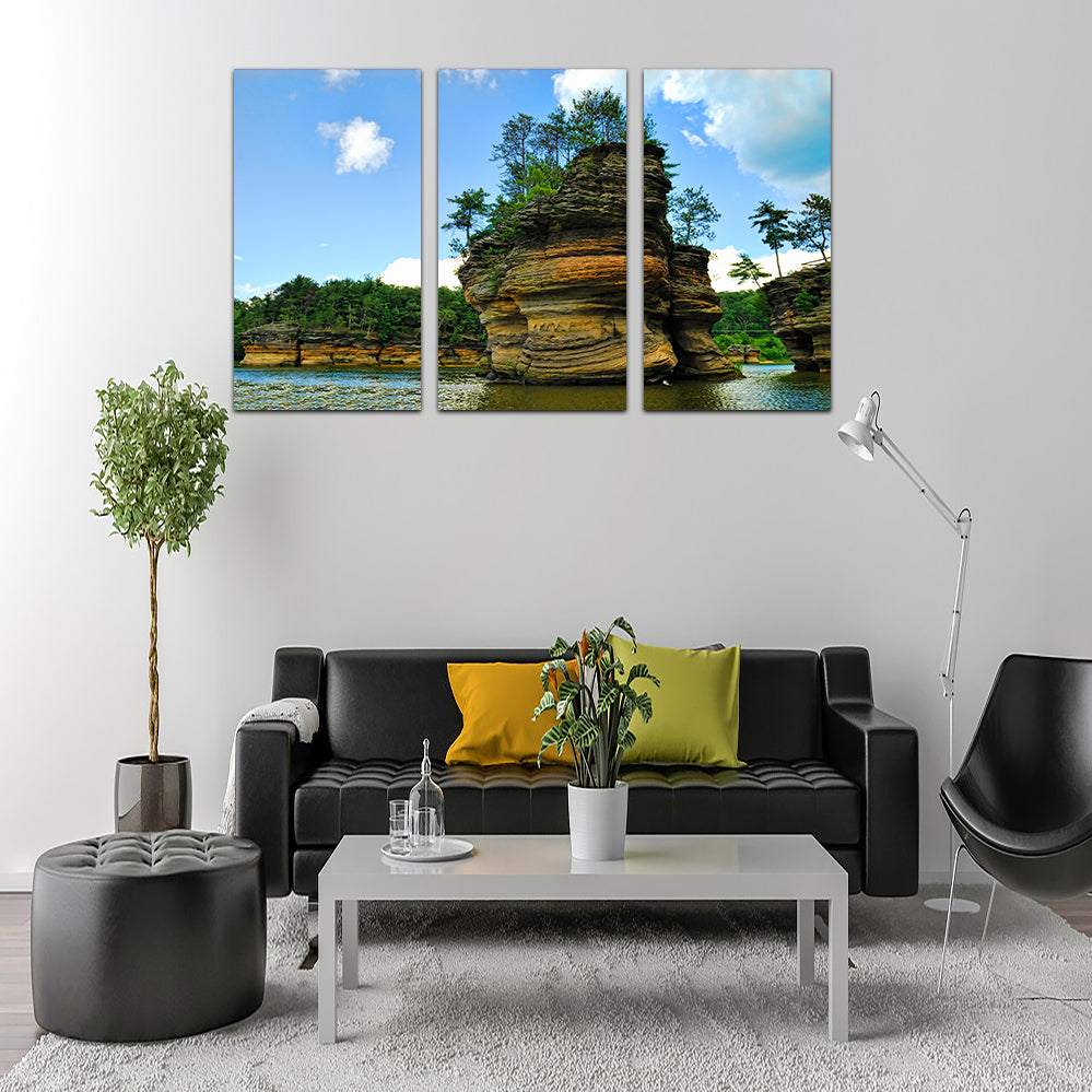 Exquisite Wisconsin Dells Sandstone Formation Wall Art for Stunning Home Decor