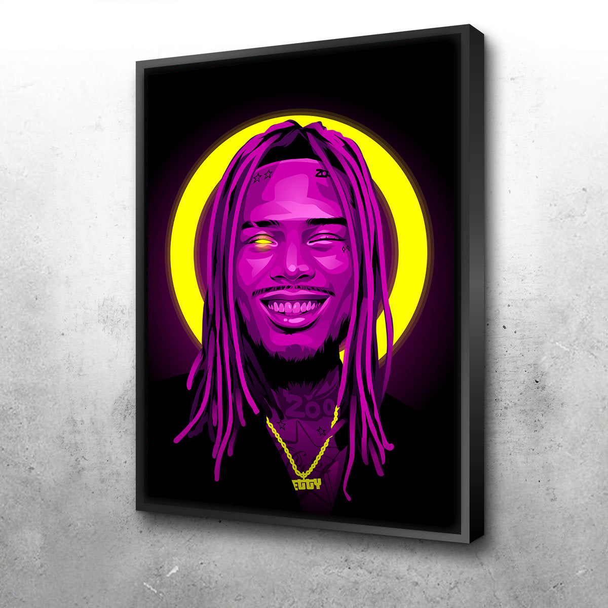 Fetty Wap Stunning Wall Art by Tovu Yovi