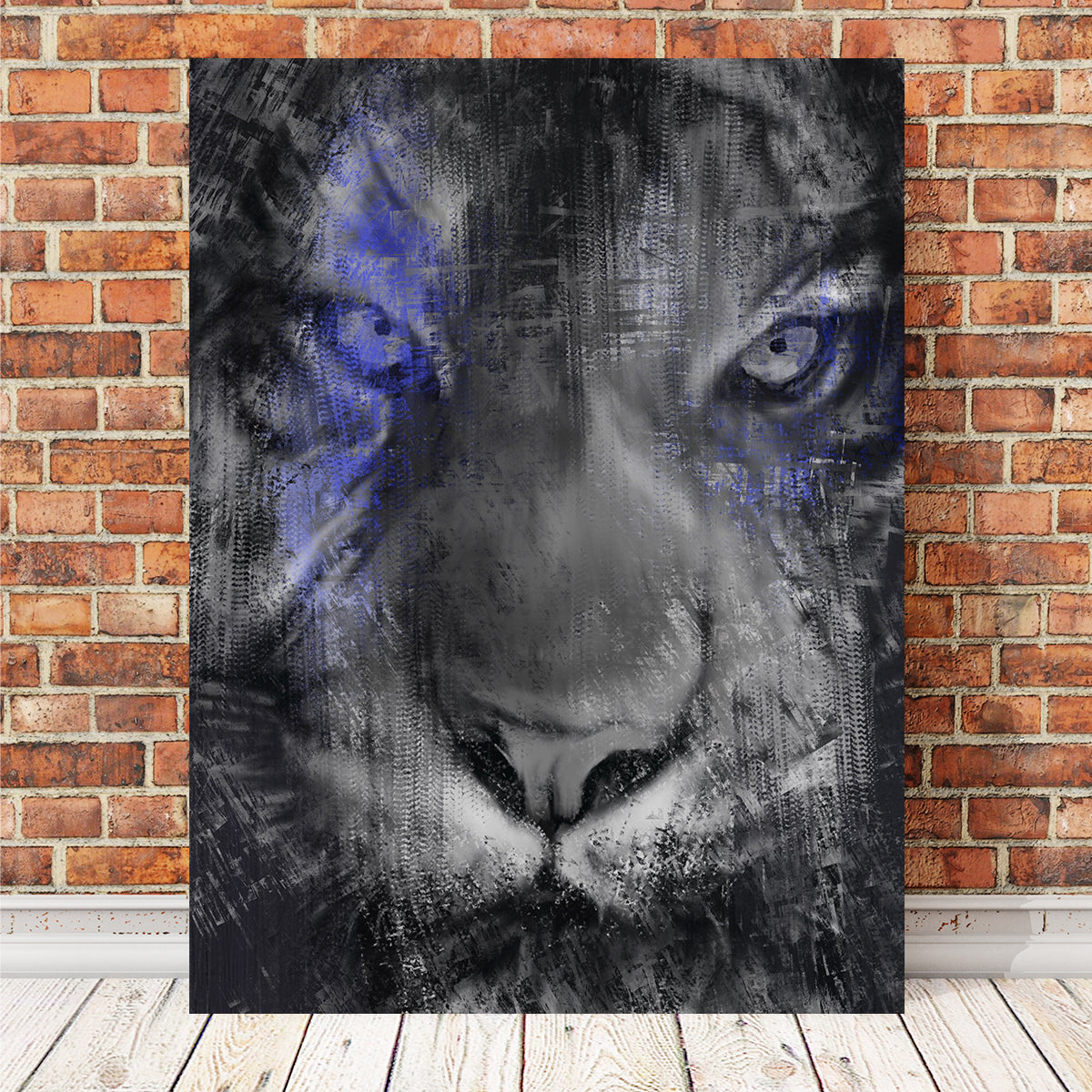 Stunning Tiger View Wall Art by Andy Brackpool