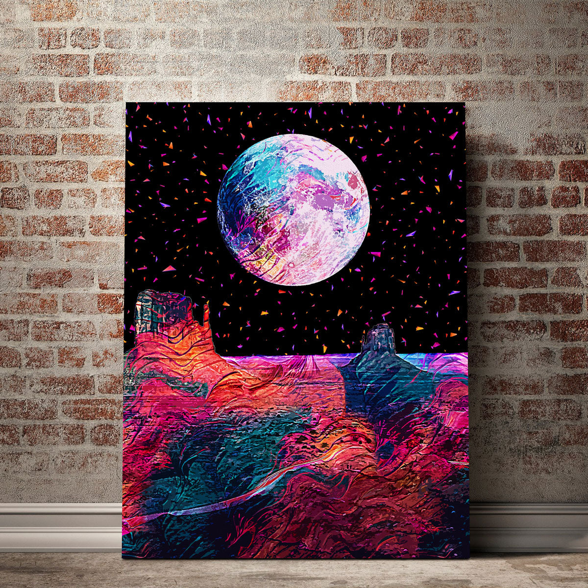 Stunning Moonscape 11 Wall Art by Gab Fernando
