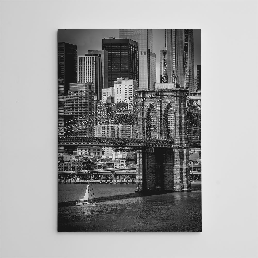 Stunning Brooklyn Bridge & Lower Manhattan Wall Art by Melanie Viola